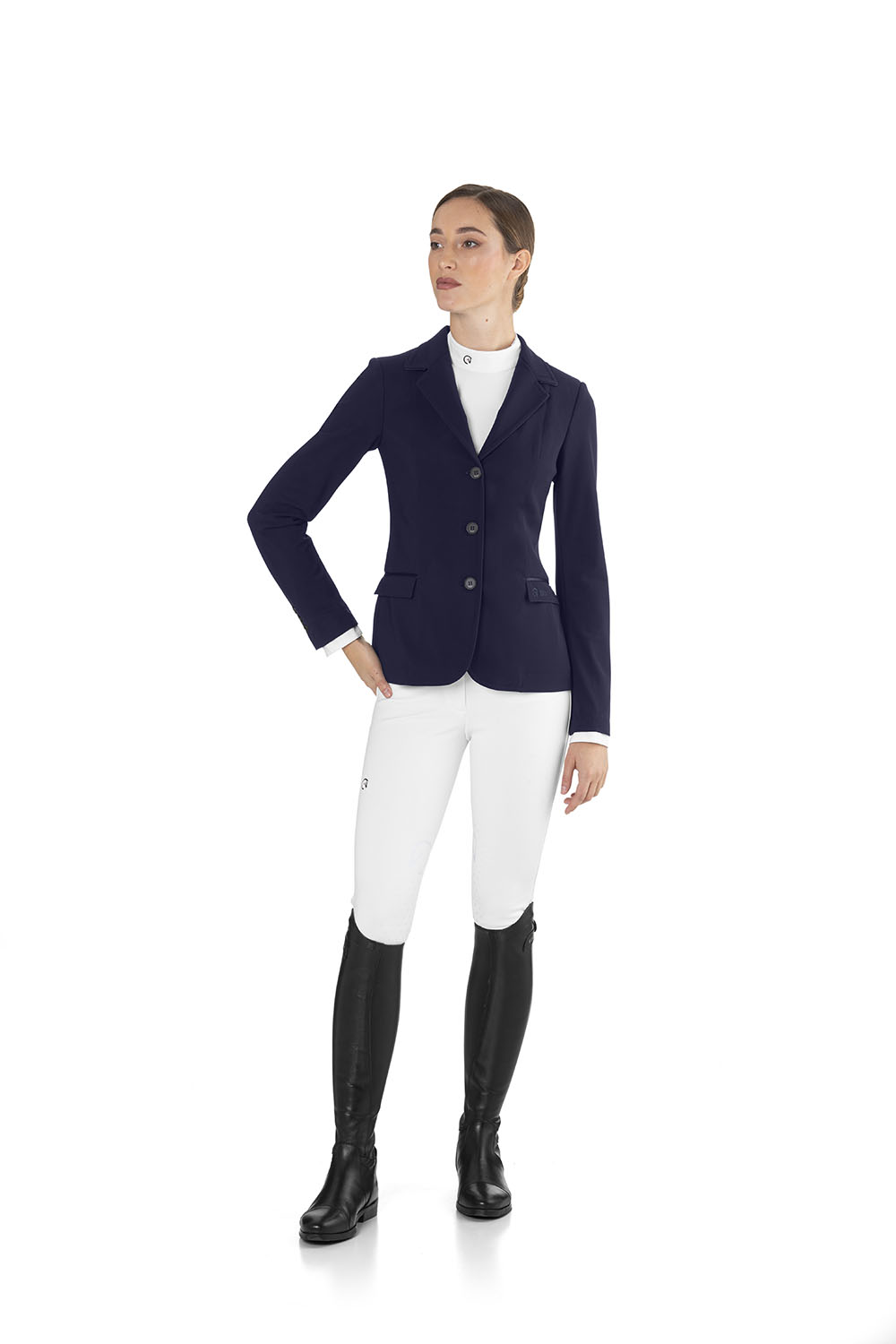 JHU Hunter jacket-front3-navy blue 200